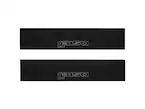 F-150 Reg Cab/SuperCab 2021-2025 Tufskinz Gray Lettering on Black Texture Door Sill Kit Main Image