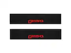 F-150 Reg Cab/SuperCab 2021-2025 Tufskinz Red Lettering on Black Texture Door Sill Kit Main Image