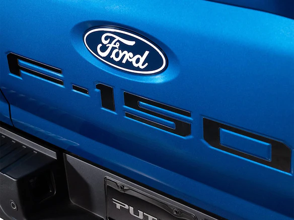 F-150 2025 Tailgate Lettering - Polished Stainless Steel for Pro Access Tailgate Main Image