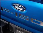 F-150 2025 Tailgate Letters Black Platinum Stainless Steel for Pro-Access Tailgate Main Image