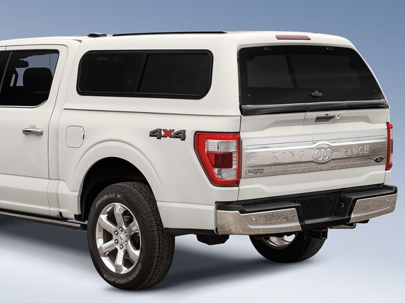 F-150 2021-2025 Leer Group Star White CabHigh Sport Bed Cap for 5.5 Bed, Paint Code AZ - NON-RETURNABLE Main Image