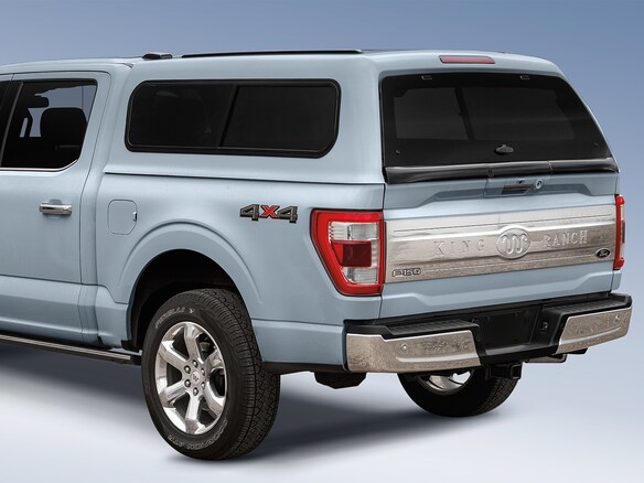 F-150 2021-2023 Leer Group Iced/Elite Blue CabHigh Sport Bed Cap for 5.5 Bed, Paint Code GP - NON-RETURNABLE Main Image