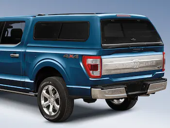 F-150 2021-2025 Leer Group Atlas Blue CabHigh Sport Bed Cap for 6.5 Bed, Paint Code B3 - NON-RETURNABLE