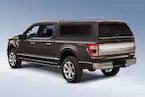 F-150 2024-2025 Leer Group Cab High Sport Bed Cap for 6.5 Bed, Darkened Bronze Metallic, Paint Code LJ - NON-RETURNABLE Main Image