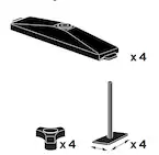 Thule Cargo Box Adaptor 16 and 17 CU Feet Main Image