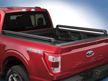 F-150 2021-2025 Black TecRail Bed Rail for 6.5' Bed
