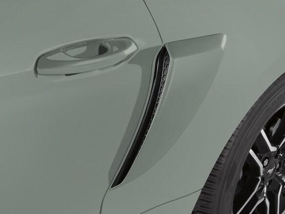 Mustang 2021-2023 Air Design® Cactus Gray Side Scoop Main Image