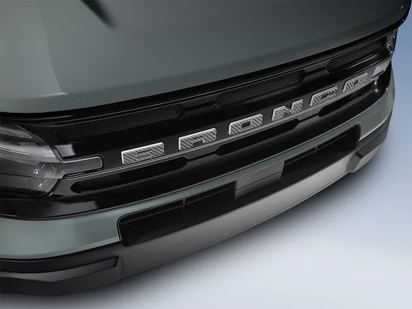 Bronco Sport 2021-2025 TufSkinz Carbon Fiber Domed Grille Letters Main Image