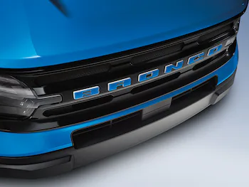 Bronco Sport 2021-2025 TufSkinz Velocity Blue Grille Letters
