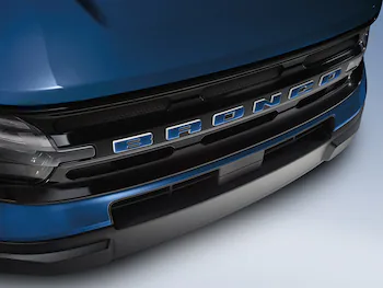 Bronco Sport 2021-2025 TufSkinz Atlas Blue Grille Letters