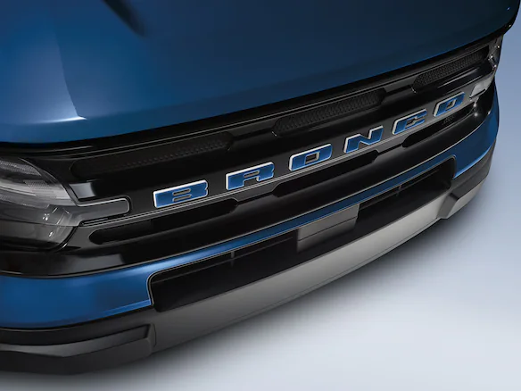 Bronco Sport 2021-2025 TufSkinz Atlas Blue Grille Letters Main Image