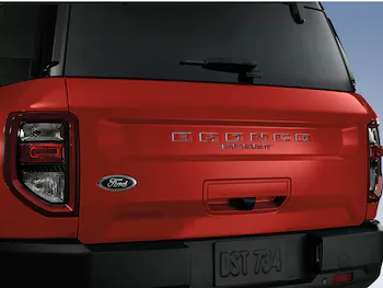 Bronco Sport 2021-2025 TufSkinz® Race Red Liftgate Lettering