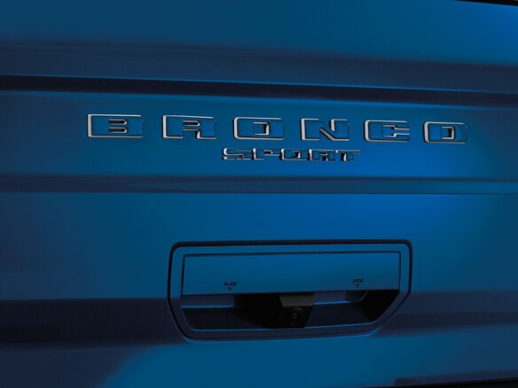Bronco Sport 2021-2025 TufSkinz Atlas Blue Liftgate Lettering Main Image