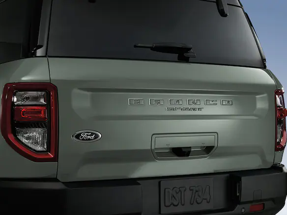 Bronco Sport 2021-2025 TufSkinz Cactus Gray Liftgate Lettering Main Image