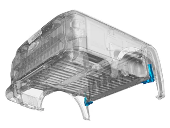 Ranger 2024-2025 Load Box Reinforcement Kit for non-Raptor Models