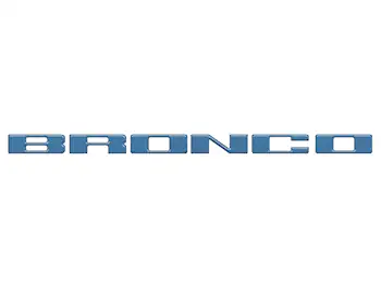 Bronco 2021-2025 TufSkinz Artisan Blue Grille Lettering