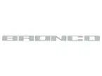 Bronco 2021-2025 TufSkinz Cactus Gray Grille Lettering Main Image