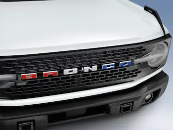 Bronco 2021-2025 TufSkinz® Red/White/Blue Grille Lettering