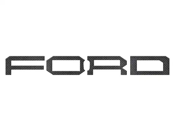 Bronco Raptor 2022-2025 Carbon Fiber FORD Grille Letter Main Image