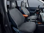 Maverick 2022-2025 Covercraft Twill Charcoal Front Seat Savers Main Image