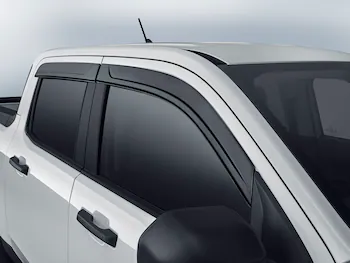 Maverick 2022-2025 Lund Smoke Low Profile Side Window Deflectors