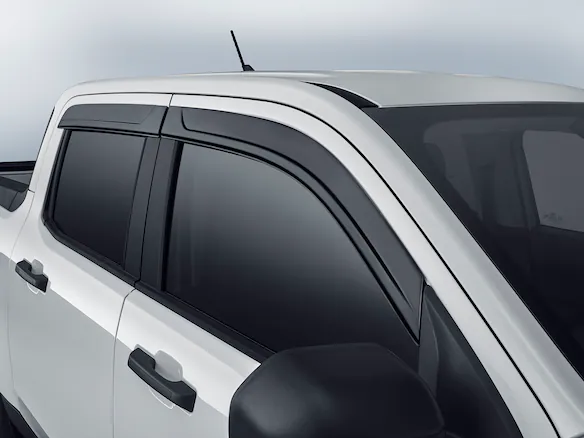 Maverick 2022-2025 Lund Smoke Low Profile Side Window Deflectors Main Image