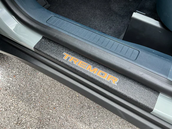 Maverick 2022-2025 Door Sill Kit Tremor logo on Black Texture Main Image