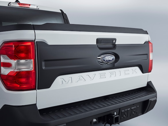 Maverick 2022-2025 Air Design® Satin Black Tailgate Applique Main Image