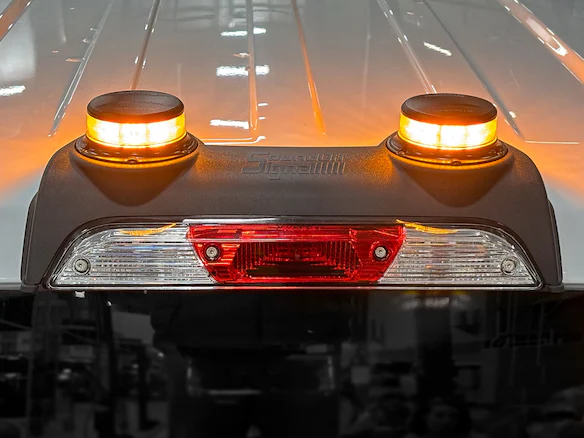 Super Duty 2022-2025 LED Warning Strobes - Amber Only, For Vehicles without Upfitter Switches, Medium Dark Slate - For Fleet Use Only Main Image