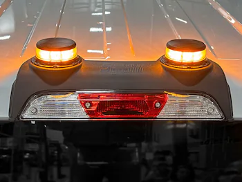 Super Duty 2022-2025 LED Warning Strobes - Amber Only, For Vehicles without Upfitter Switches, Baja Tan - For Fleet Use Only