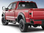 Super Duty 2023-2025 Bushwacker Black Textured Finish Pocket Style Fender Flare Kit - Preassembled 4-Piece Kit Main Image