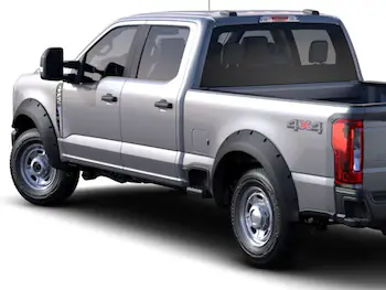 Super Duty 2023-2025 Bushwacker Black 4-Piece Fender Flare Kit Extend-A-Fender