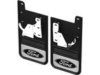 Super Duty 2023-2025 Gatorback Rear Splash Guards Ford Oval Stainless Main Image