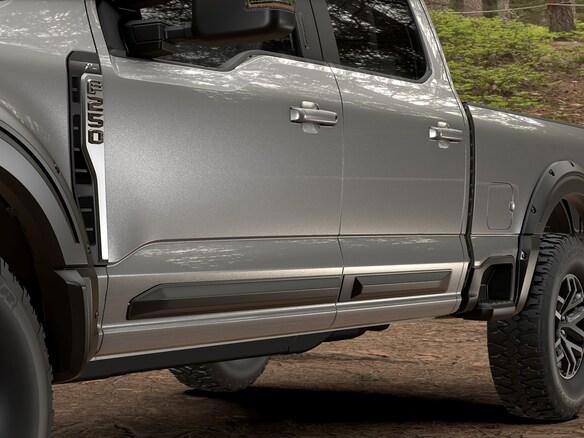 Super Duty Super Crew 2023-2025 Air Design® Black Satin Door Molding Kit Main Image