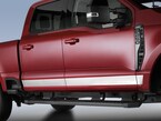 Super Duty 2023-2025 Crew Cab Putco Stainless Steel Door Molding Kit (Rocker Panel) for 6.75' Bed Main Image