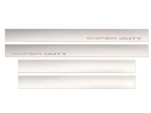 Super Duty 2023-2025 Putco® Stainless Steel Door Sill Plates 4pc Kit Main Image