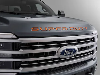 Super Duty 2023-2025 Hood Letter Inserts - Electric Spice