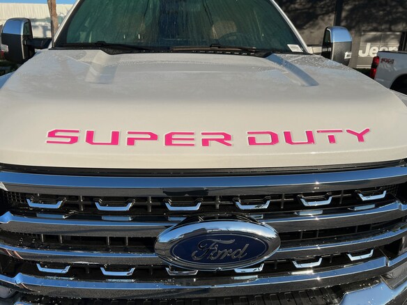 Super Duty 2023-2025 Tailgate Lettering - Pink Main Image