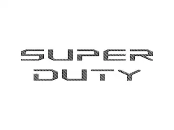 Super Duty 2017-2022 Carbon Fiber Look Hood Lettering