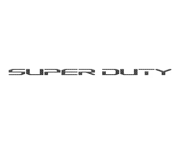 Super Duty 2023-2025 Carbon Fiber Look Tailgate Lettering Main Image