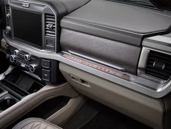 Super Duty 2023-2025 Dash Letters - Electric Spice