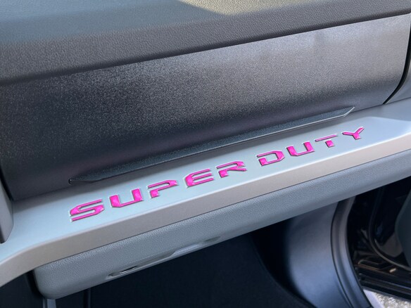 Super Duty 2023-2025 Dash Letters - Pink Main Image