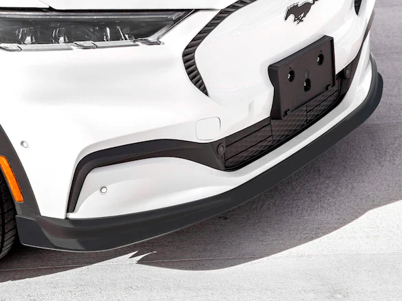 Mustang Mach-E 2021-2025 Air Design® Satin Black Front Splitter Main Image