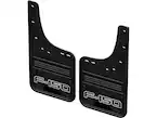 F-150 Lightning 2022-2025 Gatorback Rear Pair Splash Guards with F-150 on Black Surround Main Image