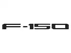 F-150 2021-2024 TufSkinz® Matte Black Tailgate Lettering Exterior Trim Kit Main Image