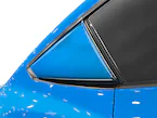Mustang 2024-2025 Air Design® Grabber Blue Quarter Window Scoop Kit (Coupe) Main Image