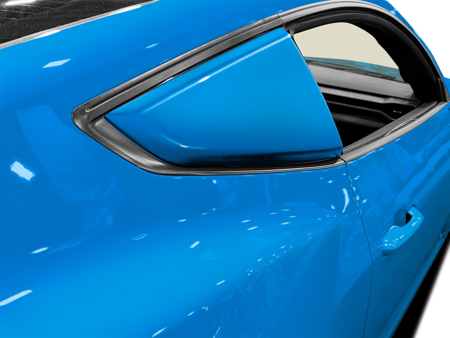 Mustang 2024-2025 Air Design® Grabber Blue Quarter Window