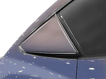 Mustang 2024-2025 Air Design® Blue Ember Quarter Window Scoop Kit (Coupe)