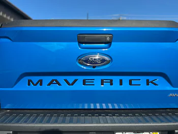 Maverick 2022-2025 TufSkinz Matte Black Tailgate Lettering Inserts