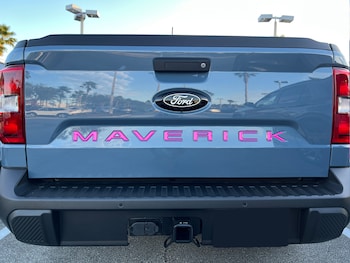 Maverick 2022-2025 Tailgate Letters - Pink